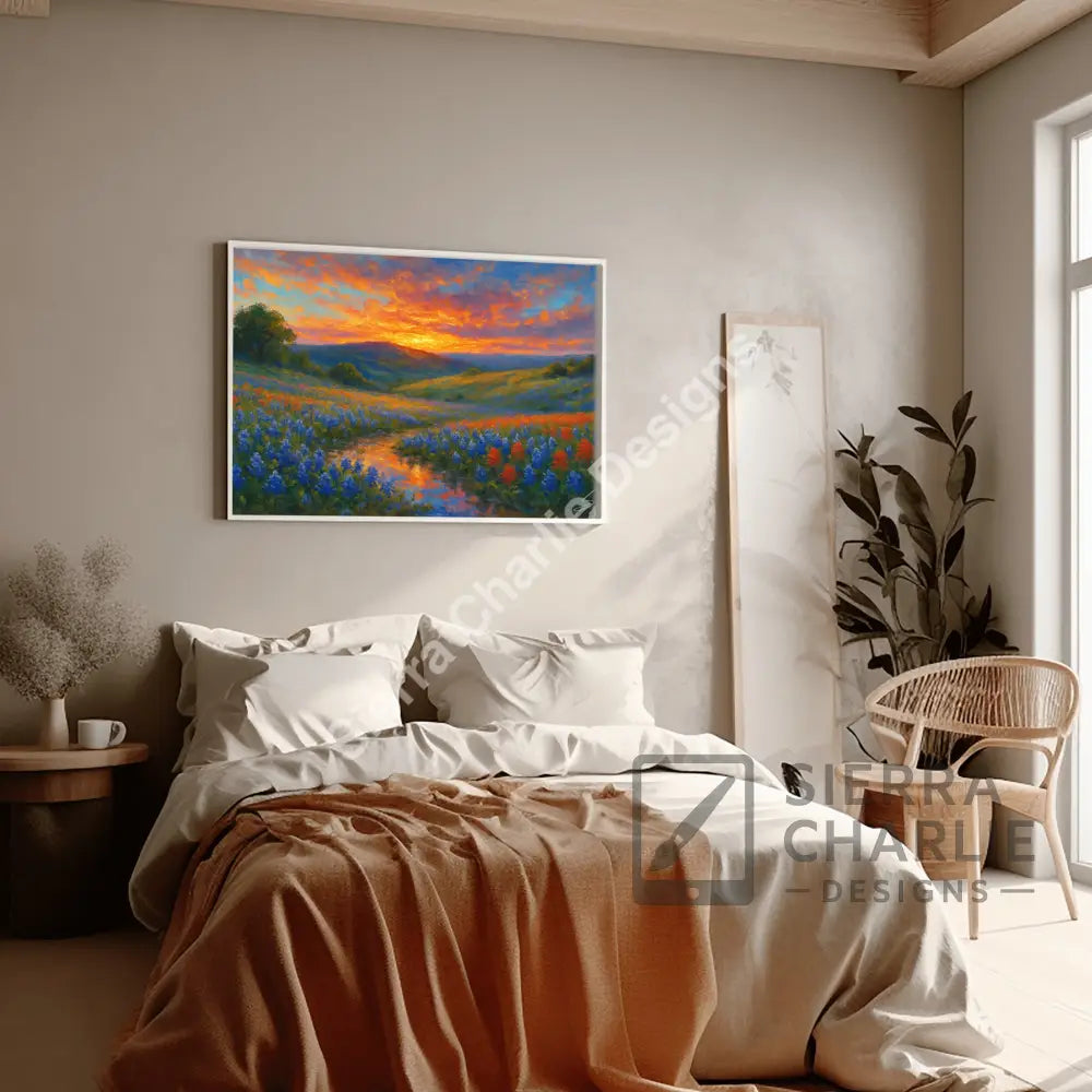 Texas Sun In Bloom Fine Art Canvas Canvas