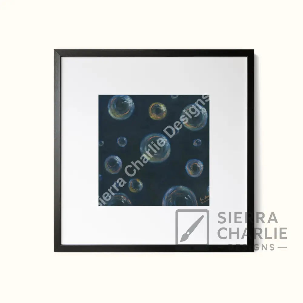 Bubbles Print Print