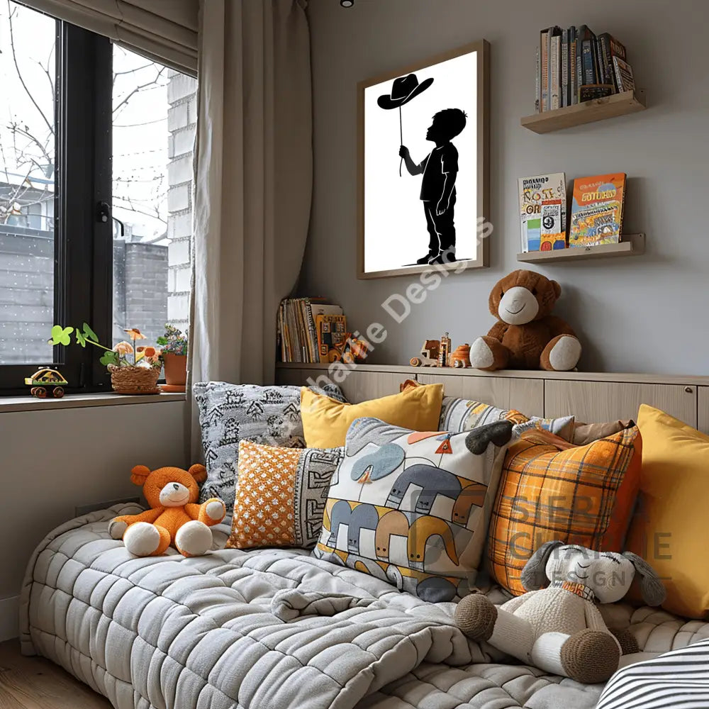 Cowboy Dreams Art Print Print