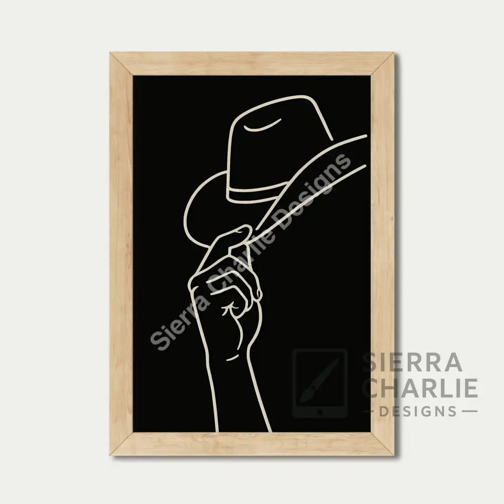 Hat Tip Fine Art Print Print