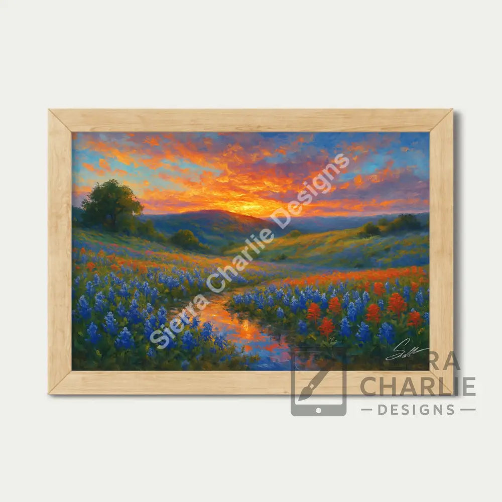 Texas Sun In Bloom Fine Art Canvas Canvas