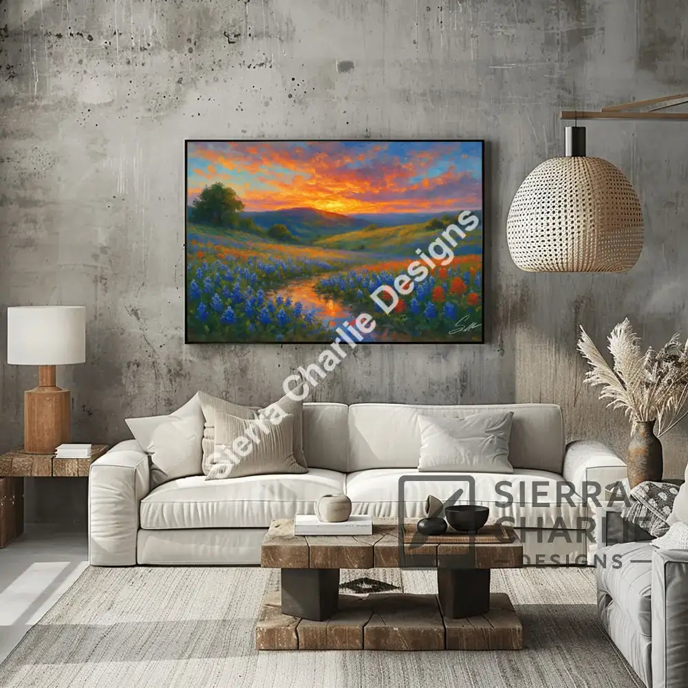 Texas Sun In Bloom Fine Art Canvas Canvas