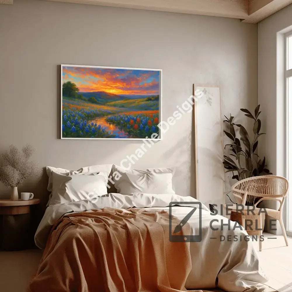 Texas Sun In Bloom Fine Art Canvas Canvas